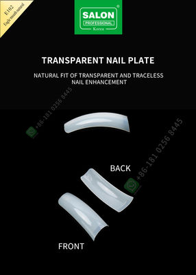 Salon beauty false eagle month nail tips French manufacture acrylic extra-long half cover tips