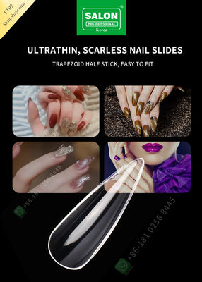 500pcs Sharp Shape Lady French Style Artificial False Nails Half Tips and Full Cover False Nail