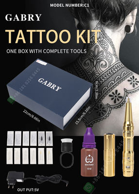 Permanent Makeup Tattoo Gun Machine Kit Electric Microblading For Eyebrow
