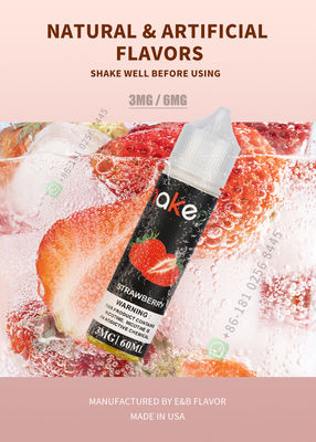 60ml Vapor Juice E Liquid For Electric Cigarette Vaporing Juice Smoking Strawberry Flavor