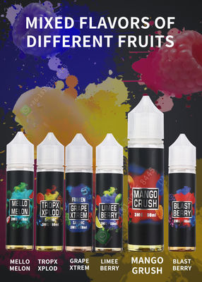 E- Liquid Nic Salt Vape Juice With 3mg Nicotine Strengths Unique Flavor