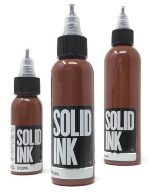 Natural Looking Permanent Makeup Pigment Solid Ink Tattoo Ink Vegan Chocolate 30ML