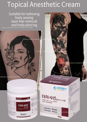 450G TGel polishcal Lidocaine Cream / Numbing Cream For Face Microneedling Tattoo Permanent Makeup