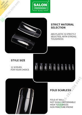 Classical French Nail Tips Custom Nail Clear Half Tips