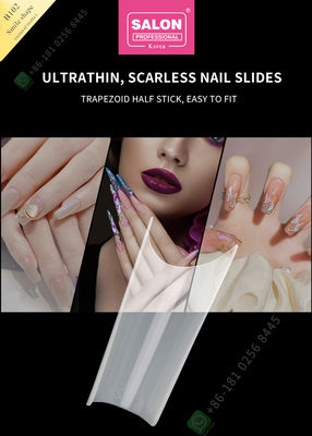Smile Shape Matte False Nail Tips High Quality Custom Nail Half Tips Manicure Tip for Nail Art Salon