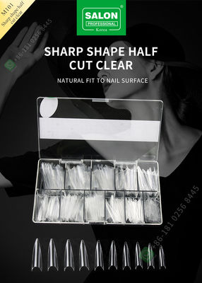 Plastic Fake Half Tips Nails For Professional Beauty Salon