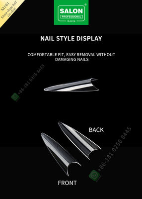 Plastic Fake Half Tips Nails For Professional Beauty Salon