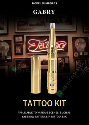 Permanent Makeup Tattoo Gun Machine Kit Electric Microblading For Eyebrow