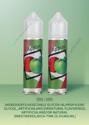 FCC 3mg 6mg E-Liquid Vape Juice Vaping Liquid 24 Months Shelf Life