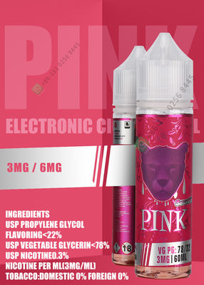 30ml 60ml Vape Juice Nic Salt  Nicotine Strength 3mg 6mg