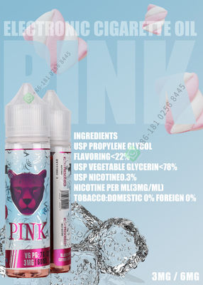Tobacco Flavor 12mg Nic Salt Vape Juice  With Various Ingredients