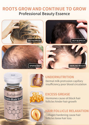 Ampoule Anti Hair Loss Serum Set No Needle Mesotherapy Formula For Hair Regrowth Private Label