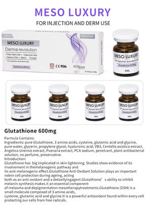 Glutathione MESO LUXURY Mesotherapy Injection Serum Skin Booster Lightening Moisturizing Anti-Aging Whitening