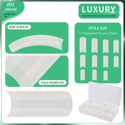 Customizable Long Last Square False Nails For Nail Art Salon With OEM Service