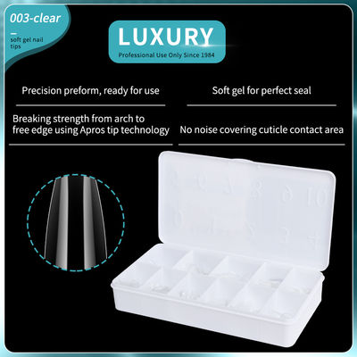 Soft Gel Nail Tips 500PCS/Box Acrylic Nails Press On Nails For Nail Art Design Manicure Tools