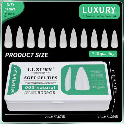 Soft Gel Nail Tips 500PCS/Box Acrylic Nails Press On Nails For Nail Art Design Manicure Tools