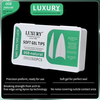 Professional Nail Art 500PCS Sharp Shaped False Nails With Ultrathin Design 11 Sizes