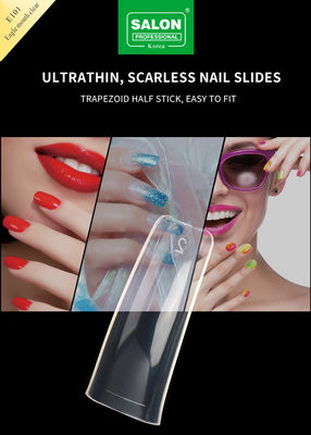 Professional Nail Full Cover Clear ABS Eagle Mouth Clear In 12 Sizes For DIY Manicures Salon