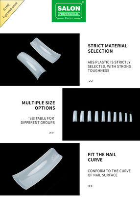 Full Cover Eagle Mouth Natural Soft Gel False Nails Designs Artificial Nail Tips