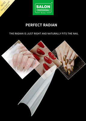 Sharp Shape Natural Nail Tips Half Cover Acrylic Fake Nails  For DIY Nail Art Salon 500pcs/Box