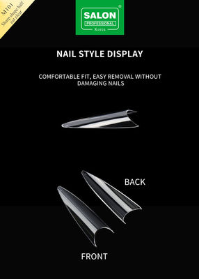 Sharp Shape False Nails Half Cover ABS Acrylic False Fingernails Wholesale