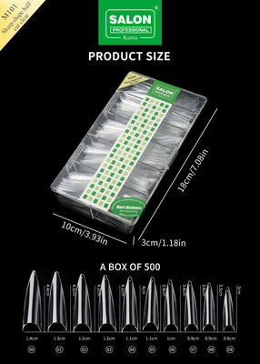 Sharp Shape False Nails Half Cover ABS Acrylic False Fingernails Wholesale
