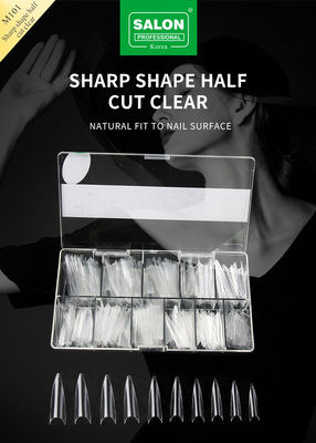 Sharp Shape False Nails Half Cover ABS Acrylic False Fingernails Wholesale