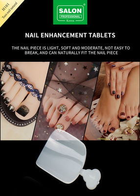 Natural Color False Toenails Set Full Cover Acrylic Toes Nail For Salon-Finish Nail Art