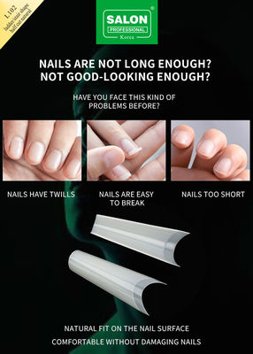 Half Cover Tips Seamless Manicure Accessory Kit Ultra-Thin Nail Extensions DIY Nail Art