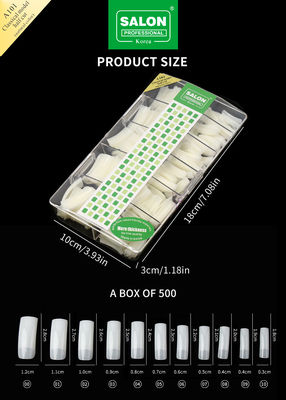 DIY Art Natural Color Full Cover False Nails For Nail Extension 500pcs/Box