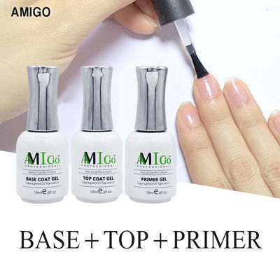 Amigo Gel Nail Polish Set Formaldehyde-Free Long Lasting Nail Lacquer For DIY Manicures
