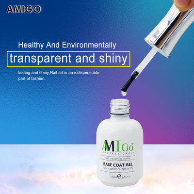 Amigo Gel Nail Polish Kit 18ml Semi-Permanent Soak Off Uv / Led Varnish For Salon Nail