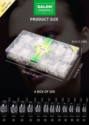 Fashionable Clear Color False Nails Full Cover French Nail Customized Design For Salon Nail Art
