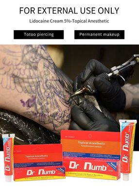 Red Dr Numb Ceram10g 30gram for Semi-Permanent Makeup Body Tattoo Piercing Microblading Eyebrows Tattoo