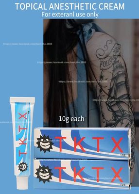 TKTX Numbing Cream 10g Water-Based Non-Greasy Tattoo Anesthetic Cream with Fast 3 to 7 Days Delivery