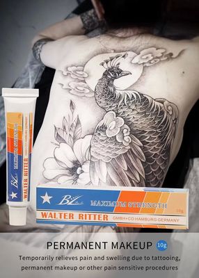 Non-Greasy OEM/ODM Semi-Permanent Makeup Tattoo Numbing Cream 10g Fast-Acting Pain Relief