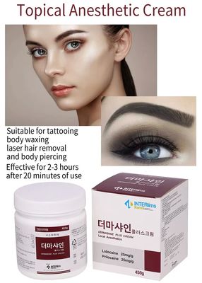 Korea Origin Tattoo Numbing Cream with Tea Tree Oil and Aloe Vera for Sensitive Areas