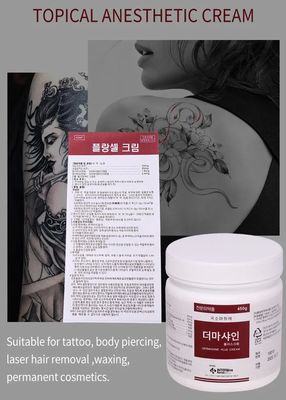 Korea Origin Tattoo Numbing Cream with Tea Tree Oil and Aloe Vera for Sensitive Areas