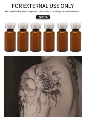 1 Minute Fast Acting Tattoo Numbing Cream 2ml/bottle 6 Bottles/Set for Pain Relief and Permanent Makeup