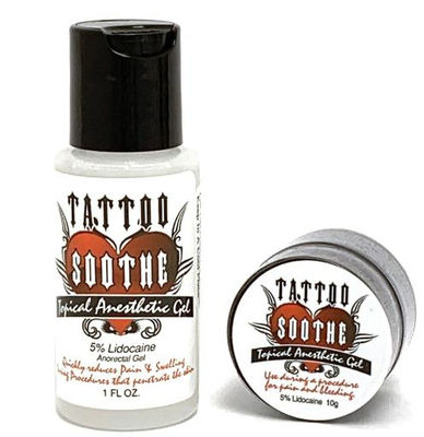5% Lidocaine 4% Tetracaine Tattoo Numbing Gel 1 FL OZ Topical Anesthetic Gel for Pain Relief