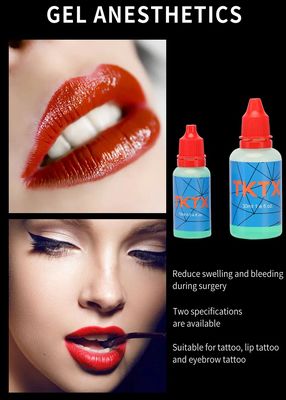 TKTX Numbing Gel 15ml Fast Acting Blue Gel with 9% Lidocaine for Pain Relief