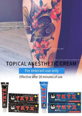 Tktx Numb Cream 55% 75% Original Tattoo Anesthetic Ointment Laser Tattoo Tktx Strong Numbing Cream Wholesale OEM Factory Price White Pink Color Tktx Numb Cream