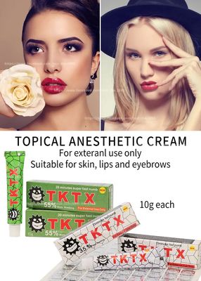 Tktx Numb Cream 55% 75% Original Tattoo Anesthetic Ointment Laser Tattoo Tktx Strong Numbing Cream Wholesale OEM Factory Price White Pink Color Tktx Numb Cream