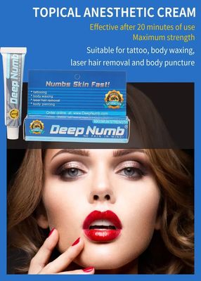 Tattoo Deep Numb Tattoo Numbing Cream Lip Eyeliner Eyebrows Tattoo Piercing Miro-Blading Semi-Permanent Makeup Anesthetic Cream