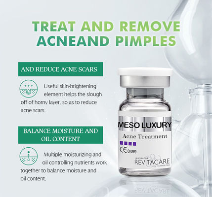 MESO LUXURY Skin Booster Pure Plant Pimple Clear Serum Whitening Mesotherapy Solution For Acne Treatment