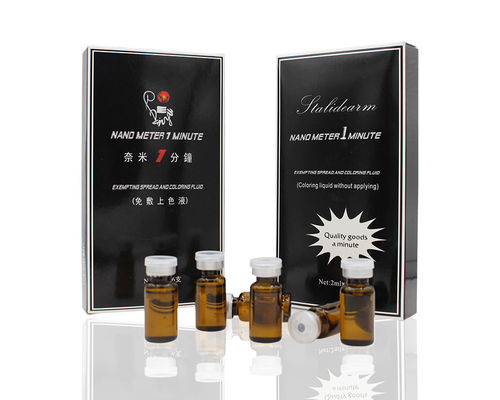 Nano Meter 1 Minute Liquid Tattoo Anesthetic Solution 1 Minute Fixed Color For Microblading
