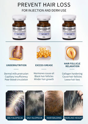 MESO Luxury Anti Hair Loss Injectable Serum Mesotherapy Solution Hair Growth Treatment
