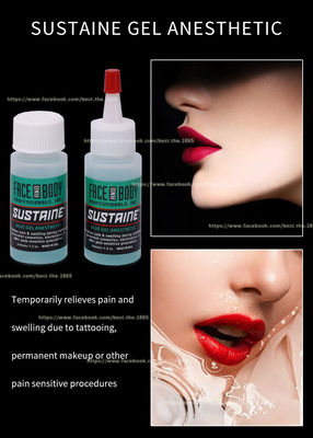 Sustaine Tattoo Numbing Gel Permanent Makeup Anesthetic Gel Lip Eyebrow Tattoo