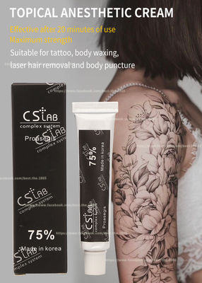 CS Lab 75% Numb Anesthetic Cream Tattoo TGel polishcal Numbing Cream For Lip Eyebrow Tattoo Microneedling