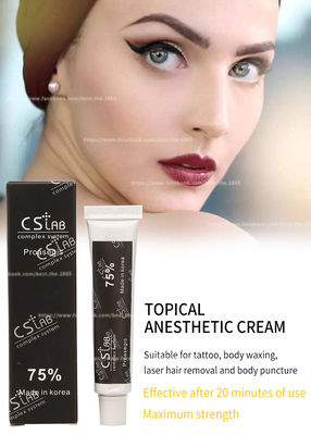 CS Lab 75% Numb Anesthetic Cream Tattoo TGel polishcal Numbing Cream For Lip Eyebrow Tattoo Microneedling